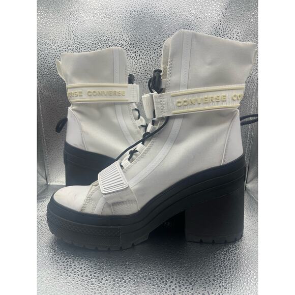 Converse Chuck Taylor All Star GR82 White Platform Boot Women Size 7.5 - Picture 4 of 8